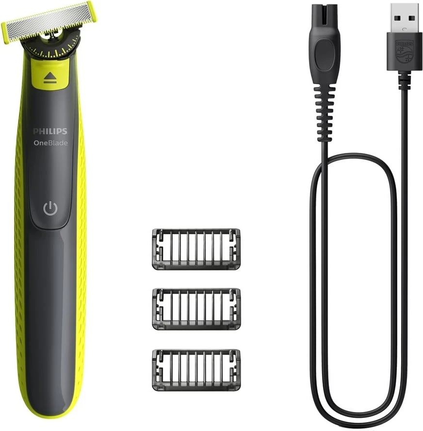 Makinë rroje Philips Norelco OneBlade 360 QP2724/23 për fytyrë, e verdhë