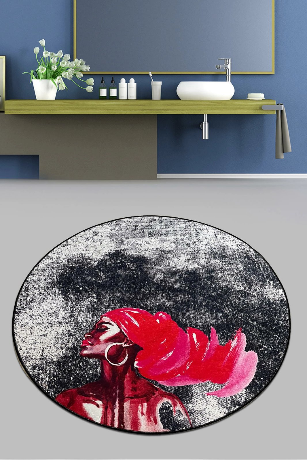 Tapet banje Mijölnir, flokë rozë, 160 cm