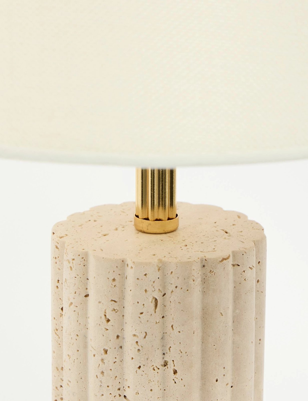 Llambë tavoline Opviq, Astra, krem dhe ari