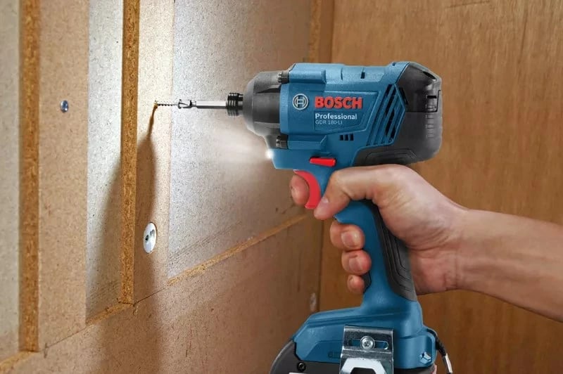 Makine goditëse Bosch 0 601 9G5 123, 1/4", 18V, 2x2Ah, 160 N⋅m, Zezë/Blu