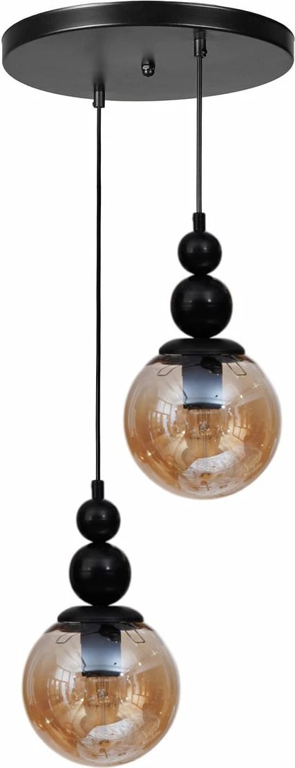 Llambë tavani Opviq, ngjyrë mjaltë dhe e zezë, 9053-2