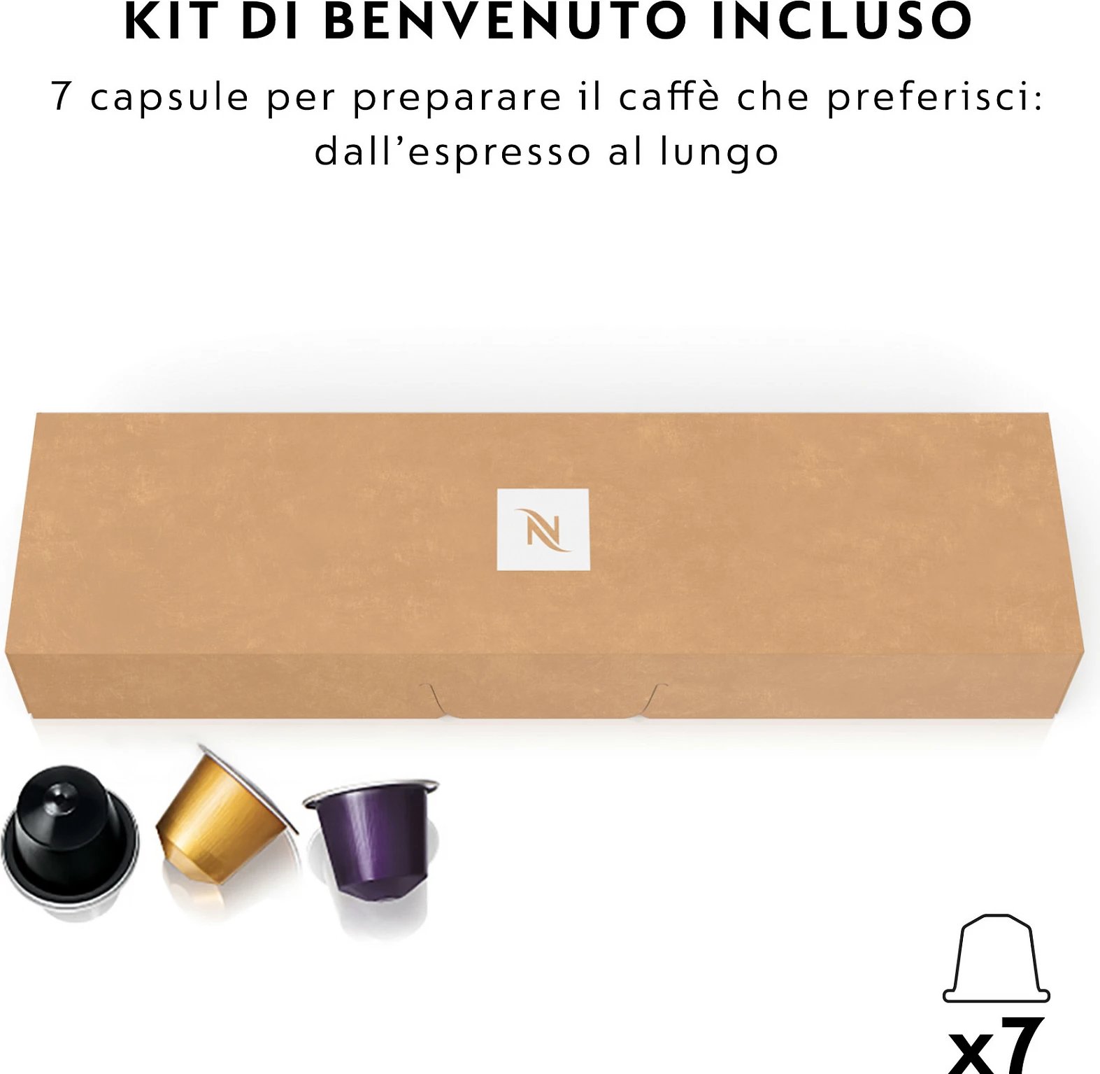 Aparat kafeje kapsulë DeLonghi Essenza Mini EN85.B, 0.6 L, 1150 W, E zezë