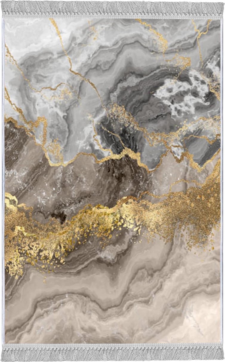 Qilim Velvet Fabric, shumëngjyrësh, 120x180cm, Conceptum Hypnose, Els2375-4