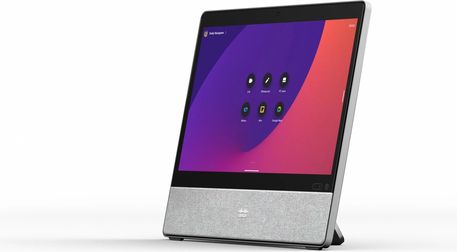 Sistem videokonference Cisco Webex Desk, 24" Full HD, ekran me prekje, gri