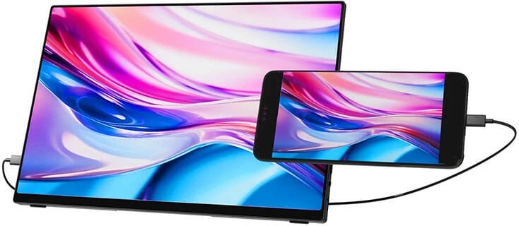 Monitor portativ BlitzWolf BW-PCM5 Pro 16", UHD 3840 x 2160, Touchscreen, i zi