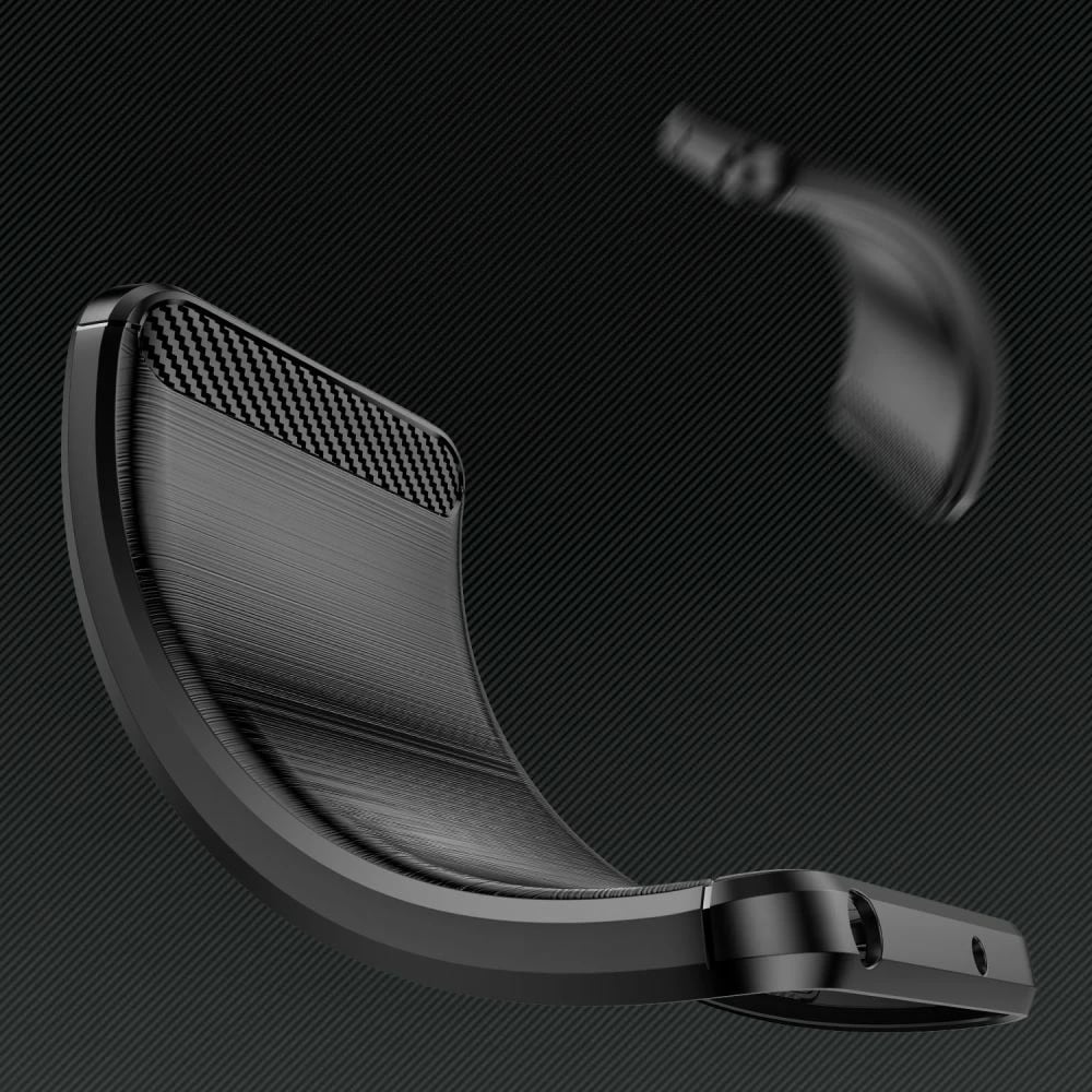 Mbështjellës Tech-Protect TPUCarbon për Samsung Galaxy M15 5G, i zi