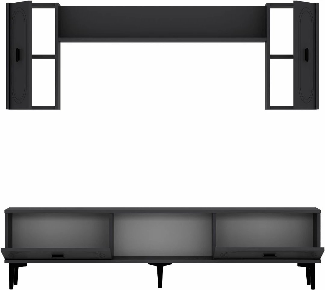 Njësi TV Skye Decor, ngjyrë antracit