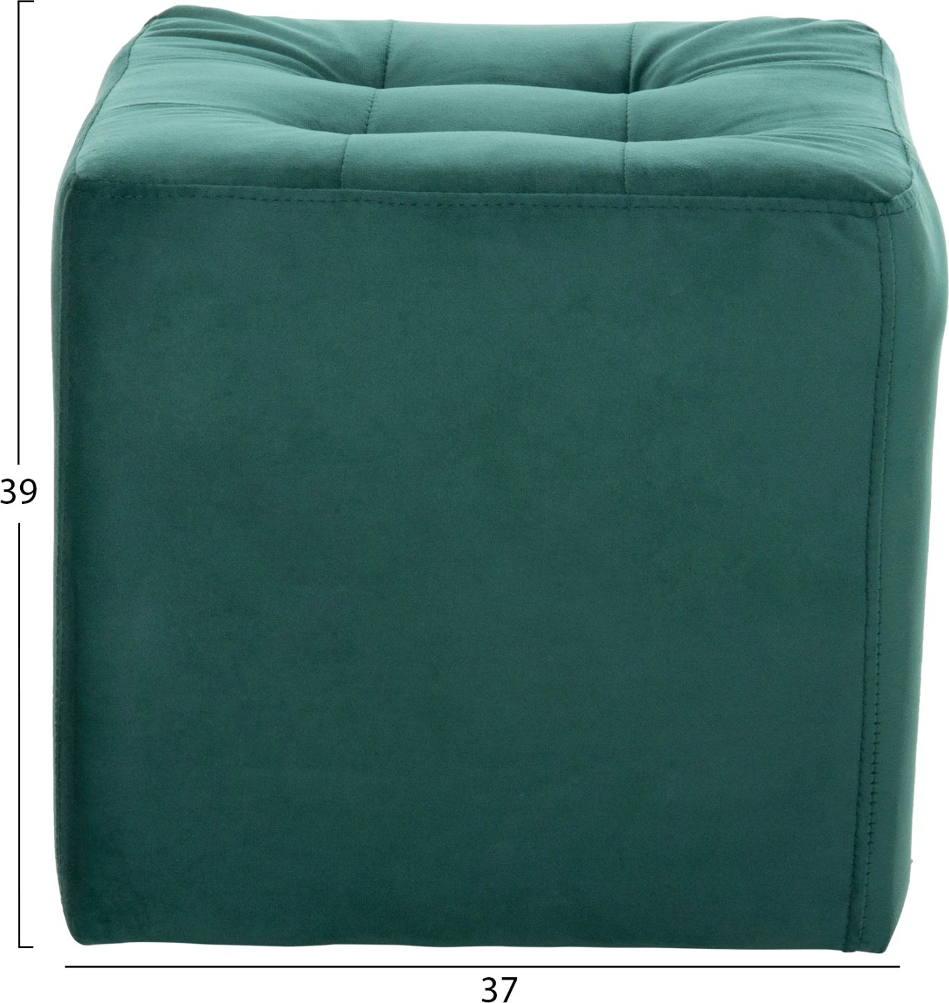 Karrige për bar PUNK, ngjyrë jeshile selvi, FH264.13, 37x37x39H cm