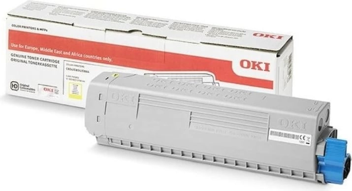 Toner OKI 47095701, për Oki C824/834/844, 5000 faqe, Verdhë