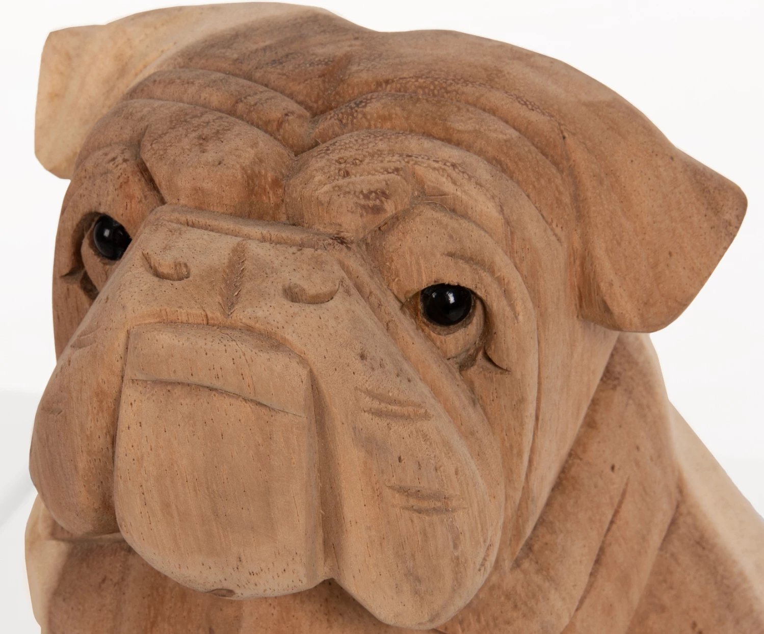 Dekor për dysheme, bulldog, dru suar, ngjyrë natyrale, FH7925, 18x14x20H cm Dekor për dysheme, bulldog, dru suar, ngjyrë natyrale, FH7925, 18x14x20H cm