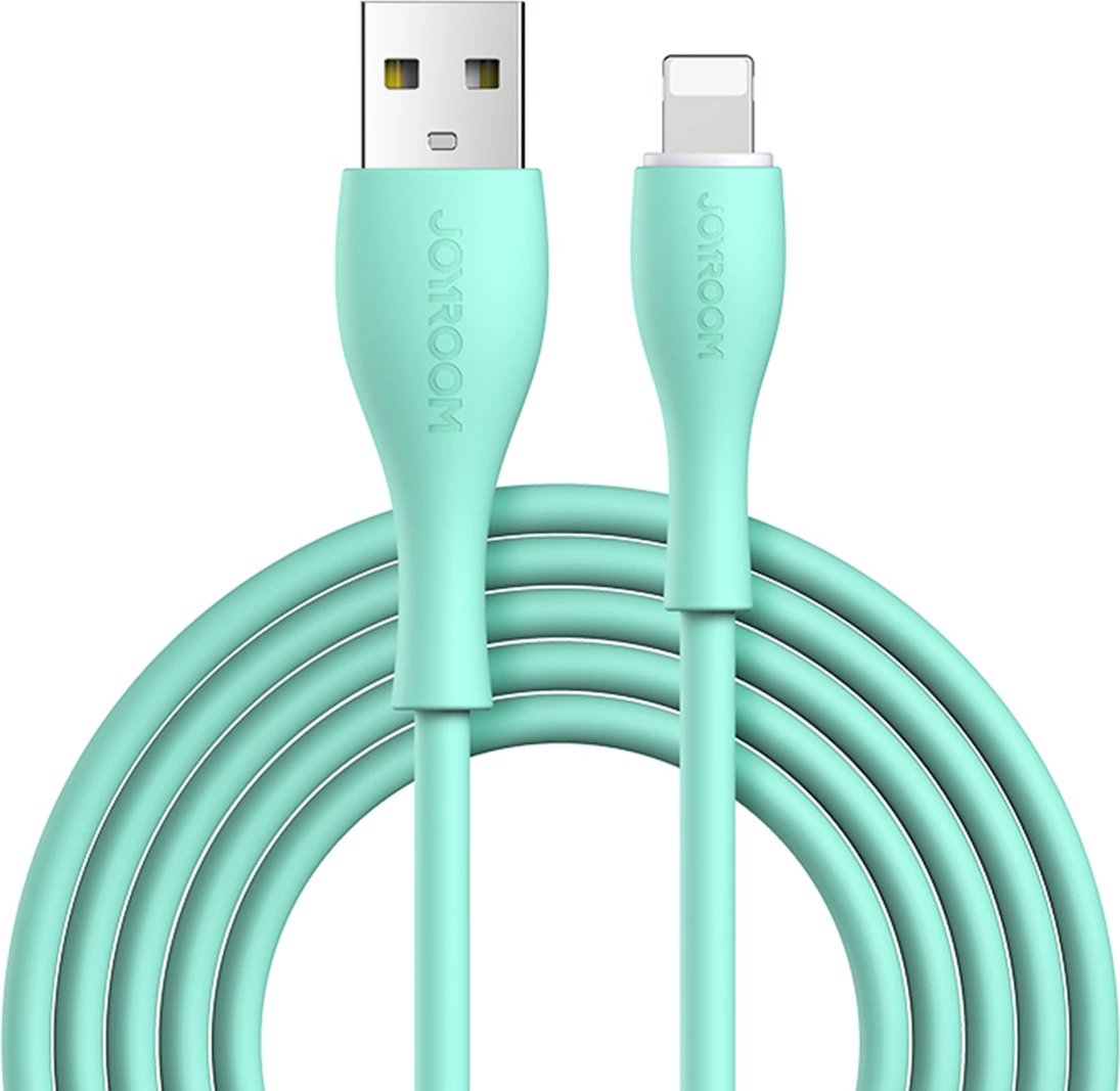 Kabllo për të dhëna dhe karikim Joyroom S-2030M8, USB-A në Lightning, 2m, e gjelbër