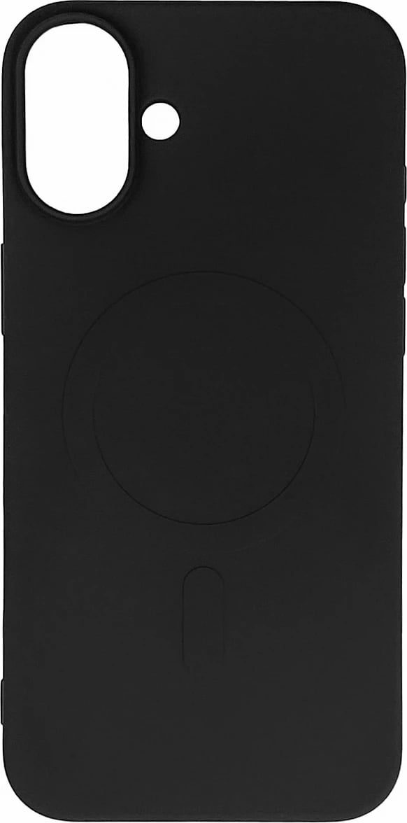 Mbështjellës Hurtel Liquid Silicone Case me MagSafe për Samsung Galaxy A56 5G, zi