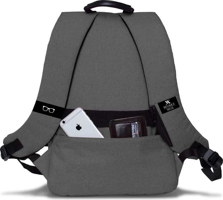 Çantë laptopi Zoozie Bags, ngjyrë gri, 2822