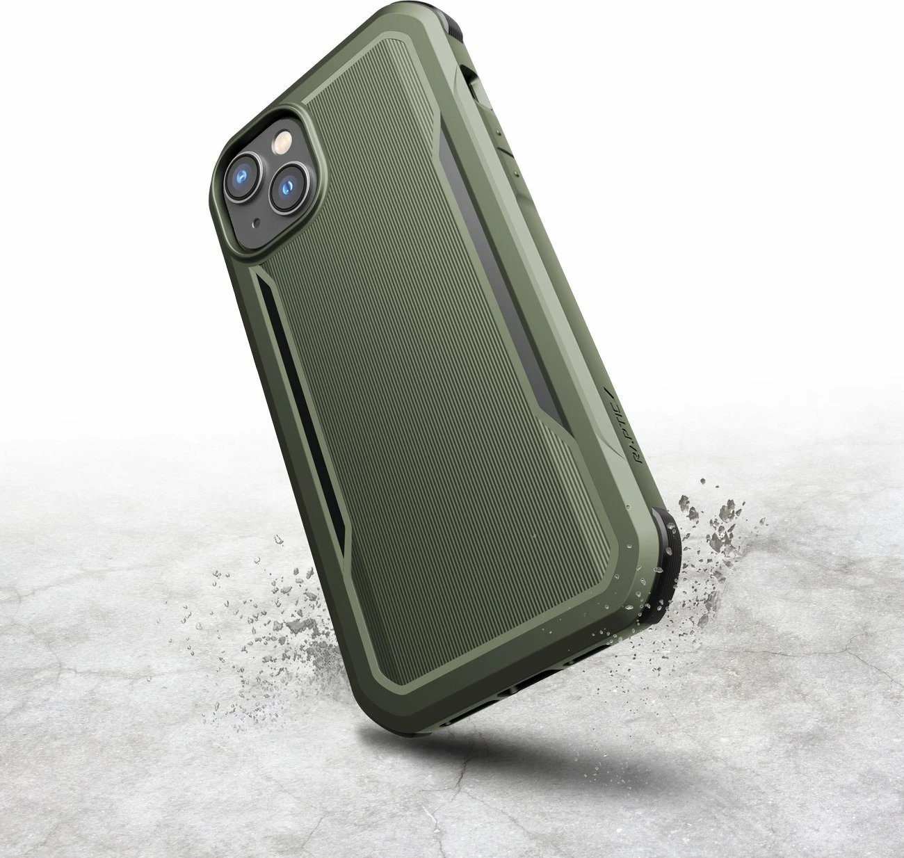 Mbështjellës Raptic X-Doria Fort Case për iPhone 14 Pro me MagSafe, i gjelbër