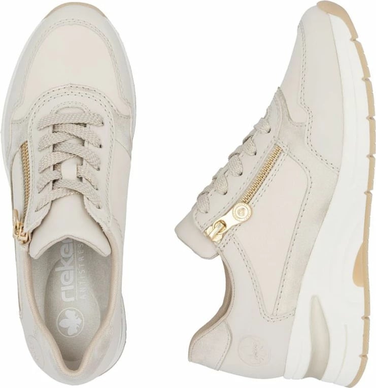 Atlete platforme për femra Rieker, bezhë