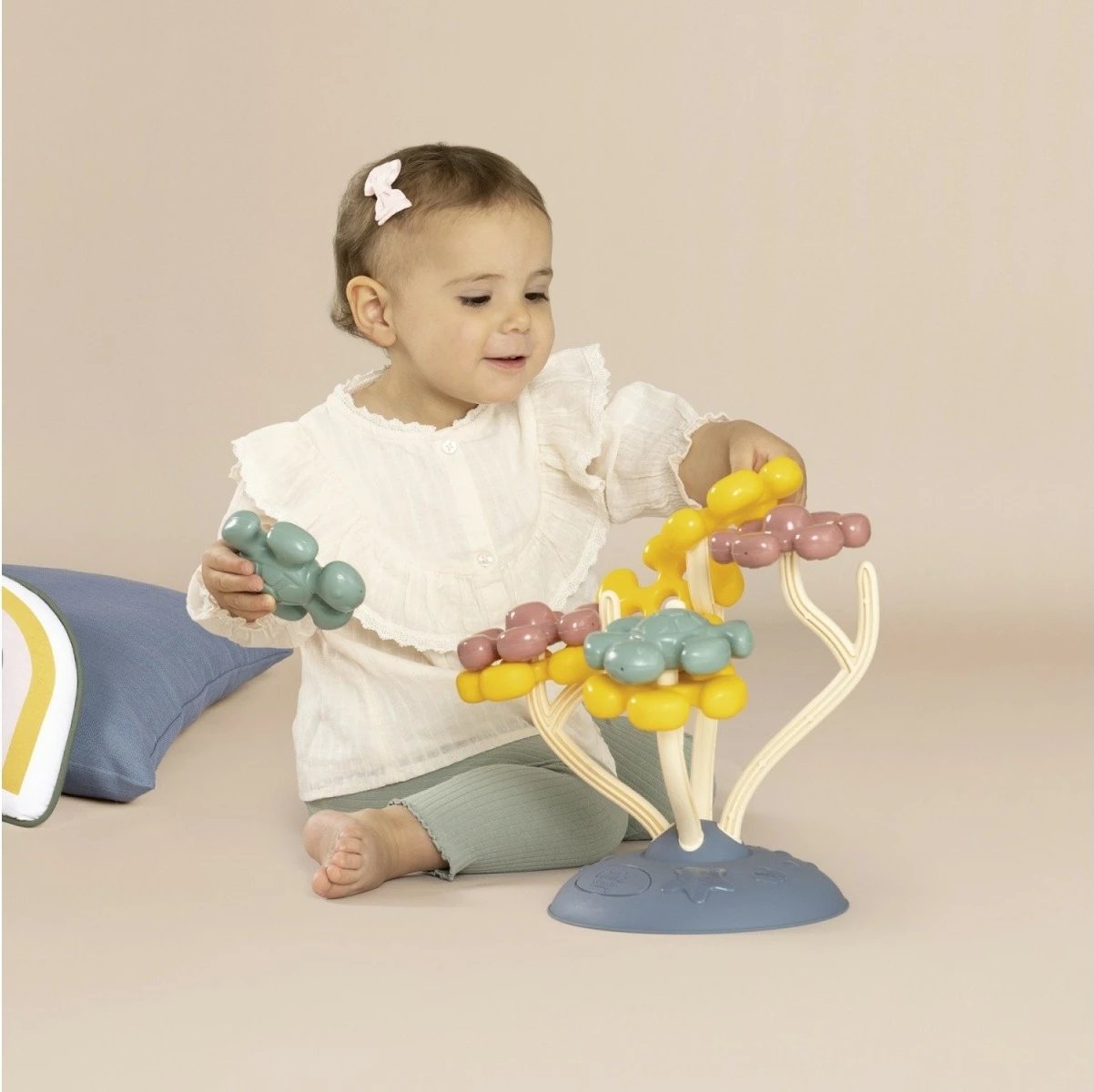 Lodër edukative Smoby Little Coral, plastikë, shumëngjyrëshe, për fëmijë 12+ muajsh