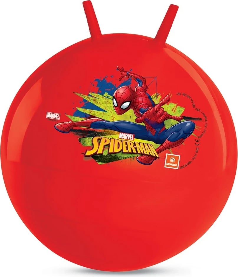 Top kërcejës Pulio Spiderman, i kuq
