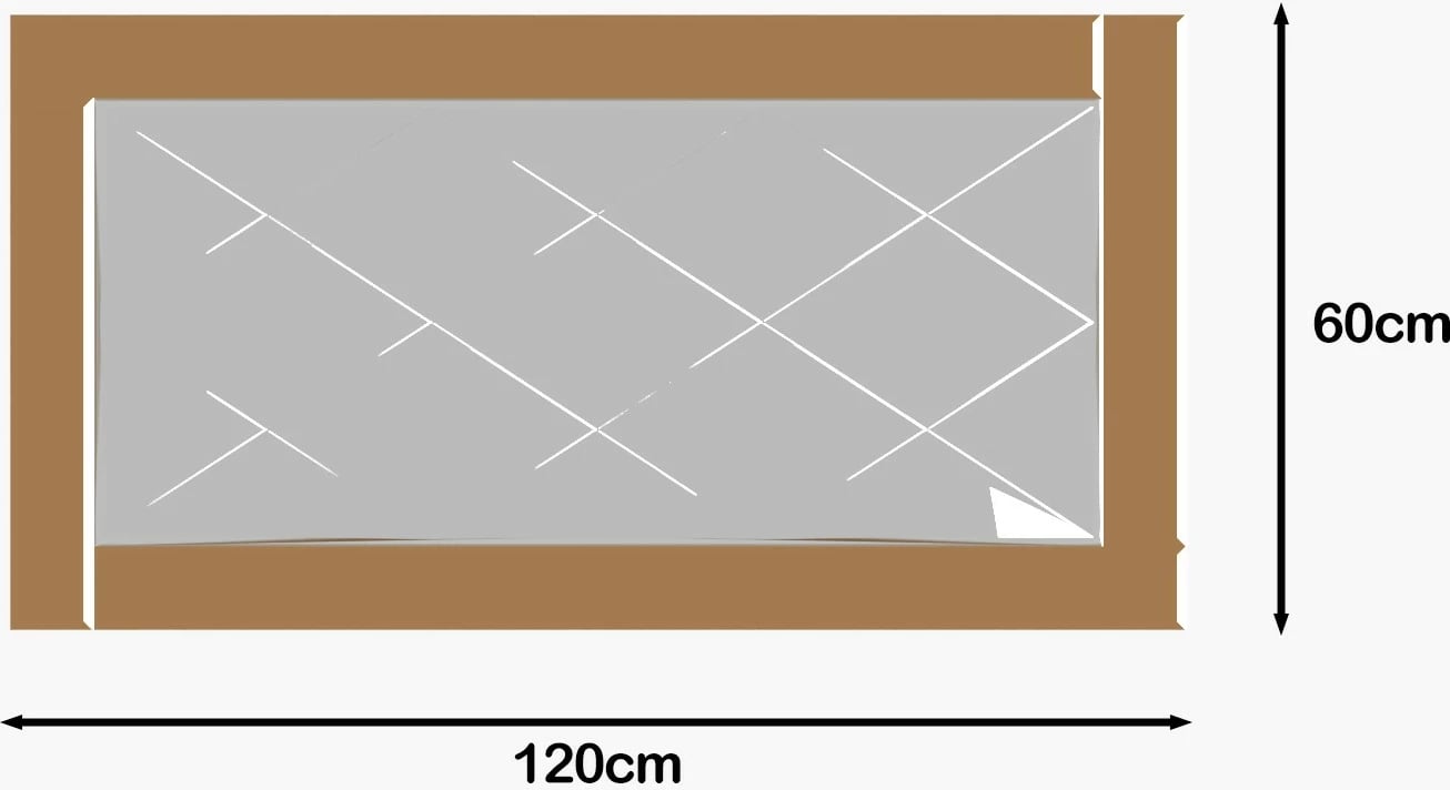 Pasqyrë dekorative, bronzi, e bardhë, Skye Decor, Pierre