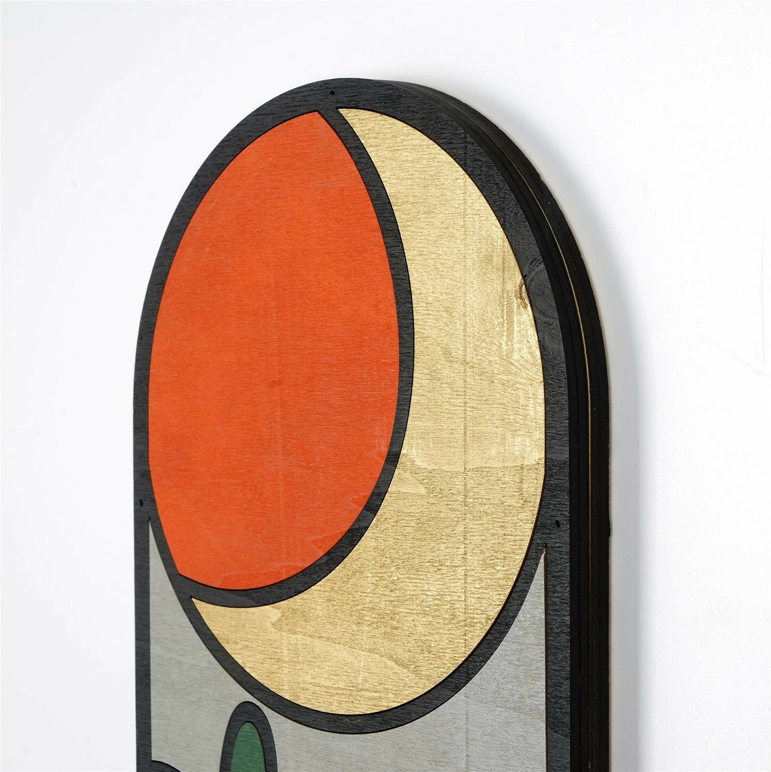 Aksesor dekorativ prej druri për mur, Wallity, ART059, shumëngjyrësh