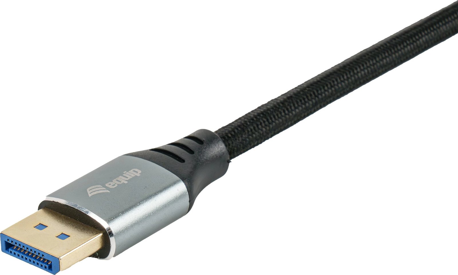 Kabllo DisplayPort 2.1 Premium Equip, 1.0m, 16K/60Hz, 54Gbps, e zezë