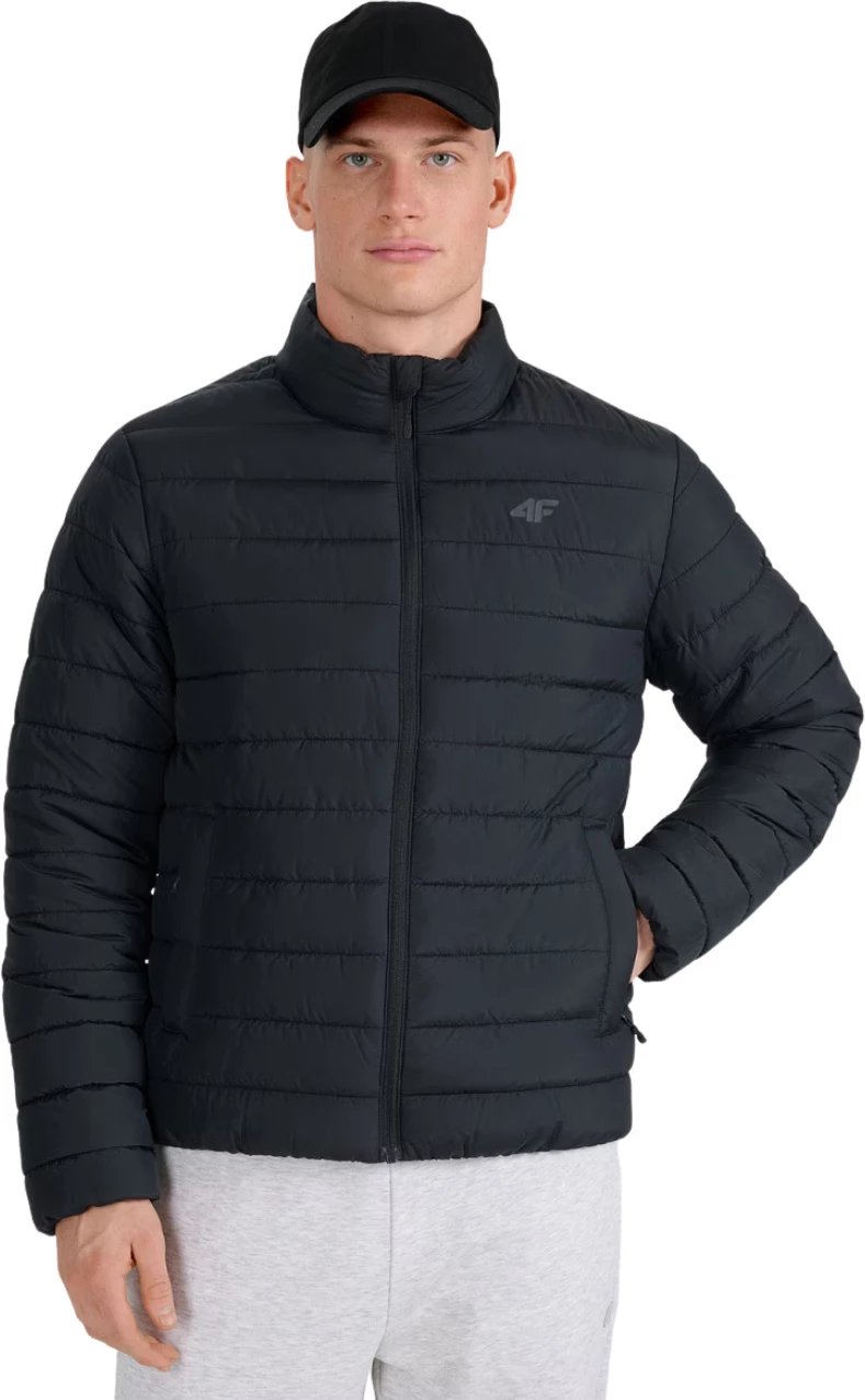 Jakne puffer për meshkuj 4F, e zezë