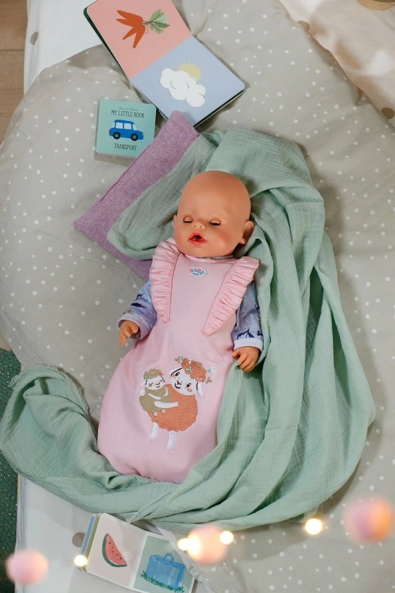 Thes gjumi për kukull, Baby Born 837924-116725, për kukulla 36–43 cm, rozë