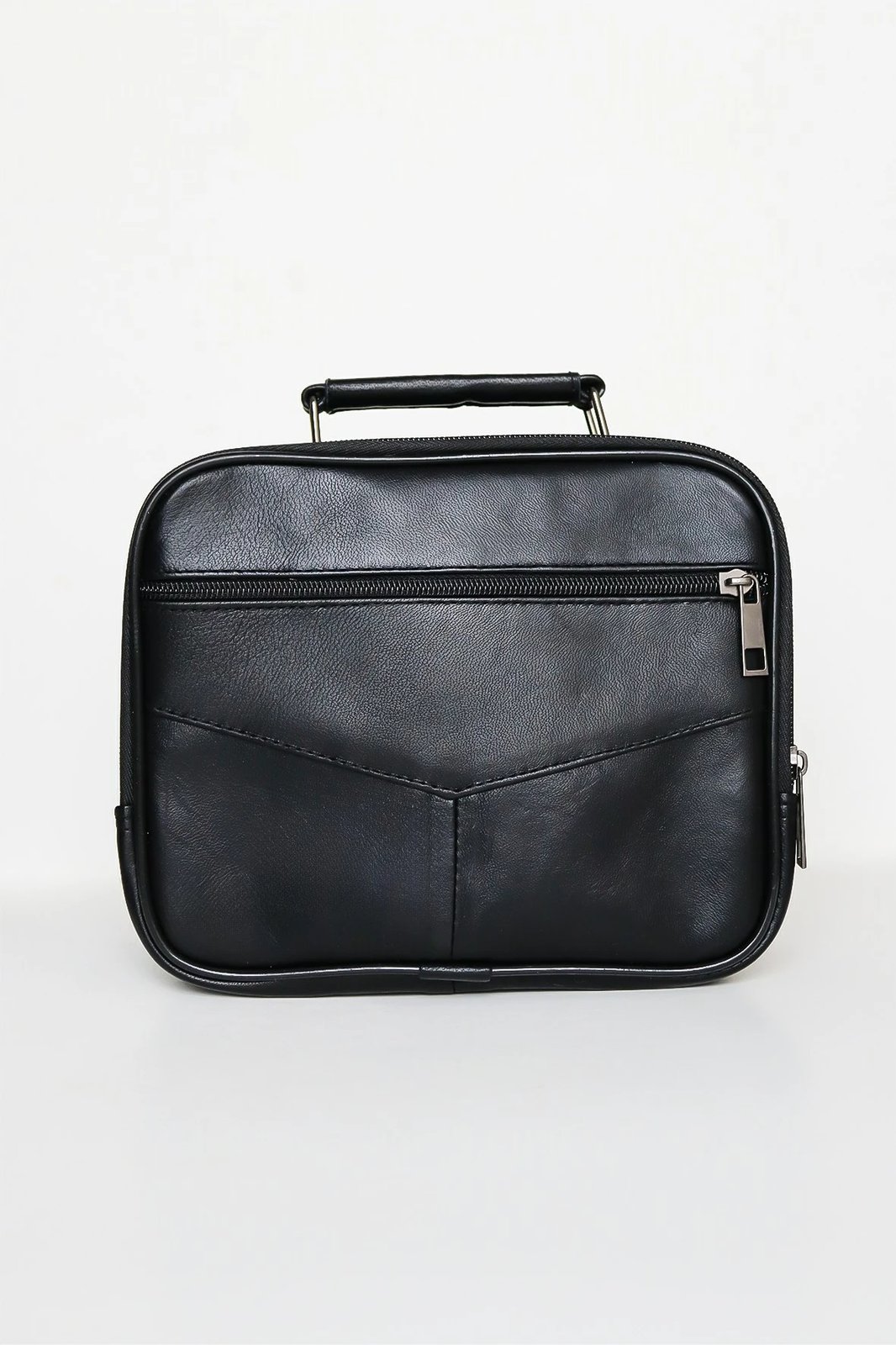 Çantë krahu prej lëkure, ngjyrë e zezë, Zoozie Bags, HDYKEVOC0001