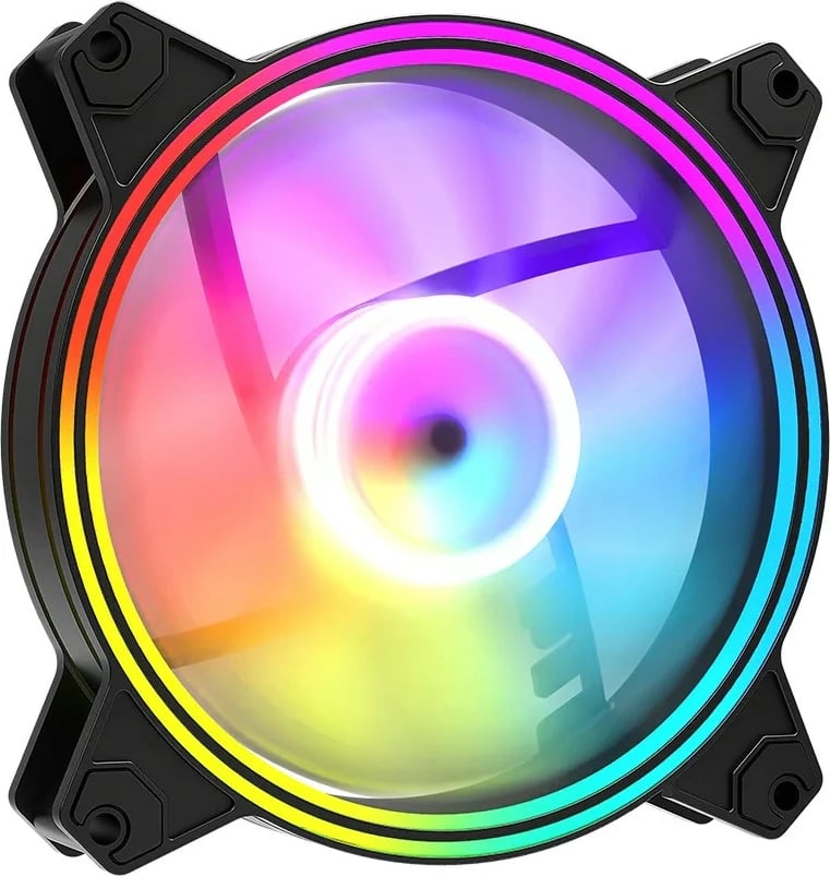 Ventilator kompjuteri MODECOM FAN-APEX-120S-ARGB-100, 120mm, ARGB, i zi