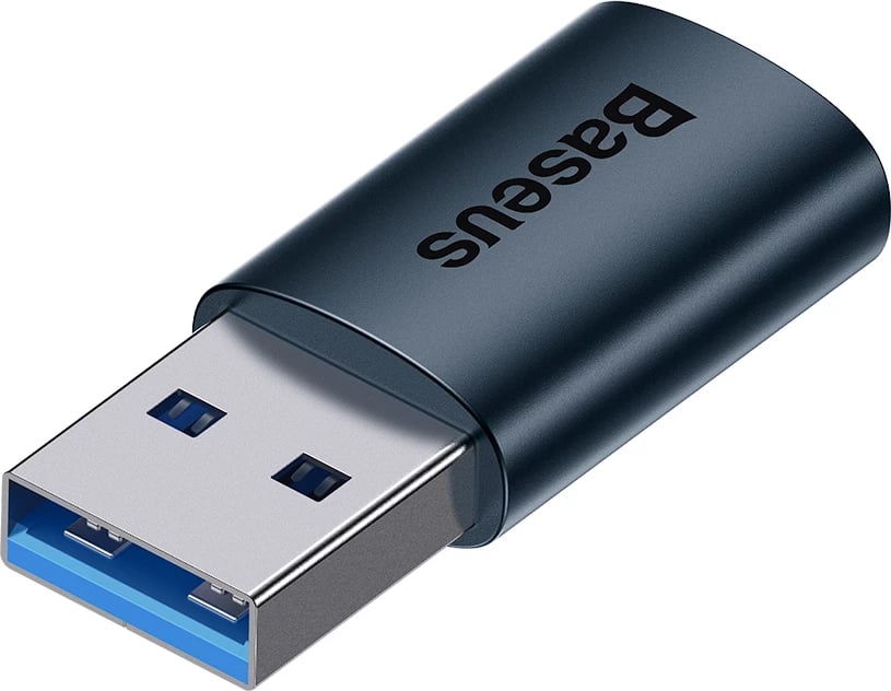 Adapter USB 3.1 OTG Baseus Ingenuity Series, USB-A në USB Type-C, Blu Adapter USB 3.1 OTG Baseus Ingenuity Series, USB-A në USB Type-C, Blu