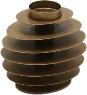 Mbajtës tealight EDIN, metalik, ngjyrë kafe, 12x9x11.5cm