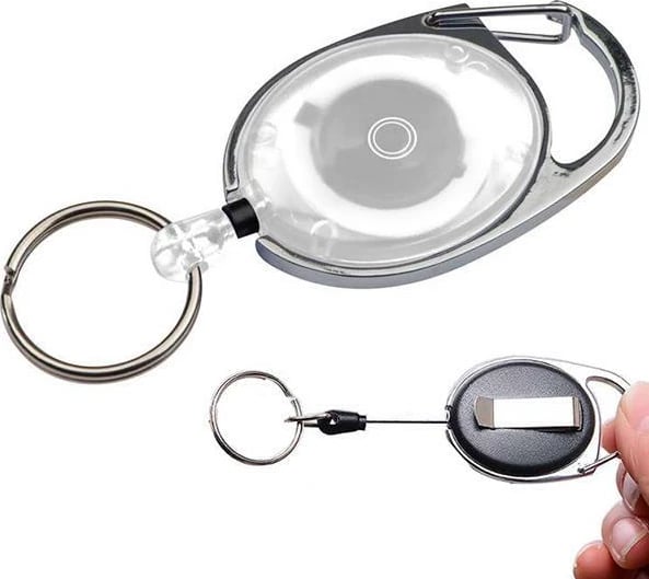 Mbajtës çelësash i zgjerueshëm MACMA 21078-00, transparent