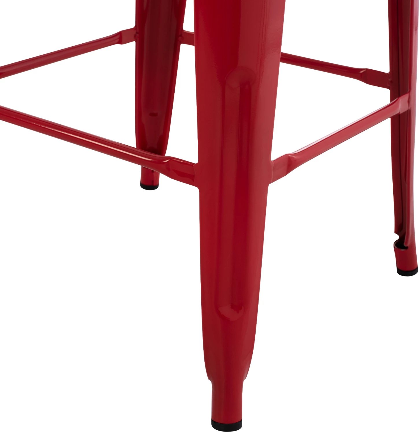 Karrige për bar MELITA-PRO FH8642.44 metalike, e kuqe, 43x43x78 cm