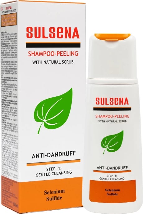 Shampon kundër zbokthit Sulsena me peeling natyral 150ml