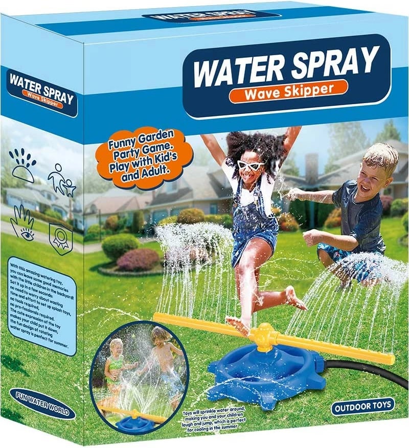 Sprinkler lodër për fëmijë Madej 011823, plastikë, kaltër/verdhe