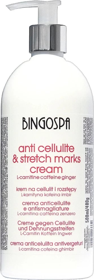 Krem për trup BingoSpa kundër celulitit dhe strijave për femra, 500ml