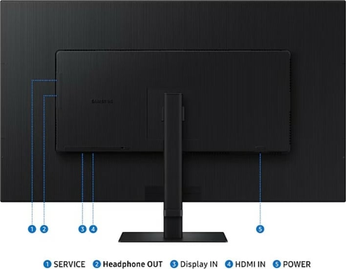 Monitor, Samsung, ViewFinity S7 LS37D700EAUXEN, 37", UHD 4K, VA, 60Hz, HDMI/DP, i zi