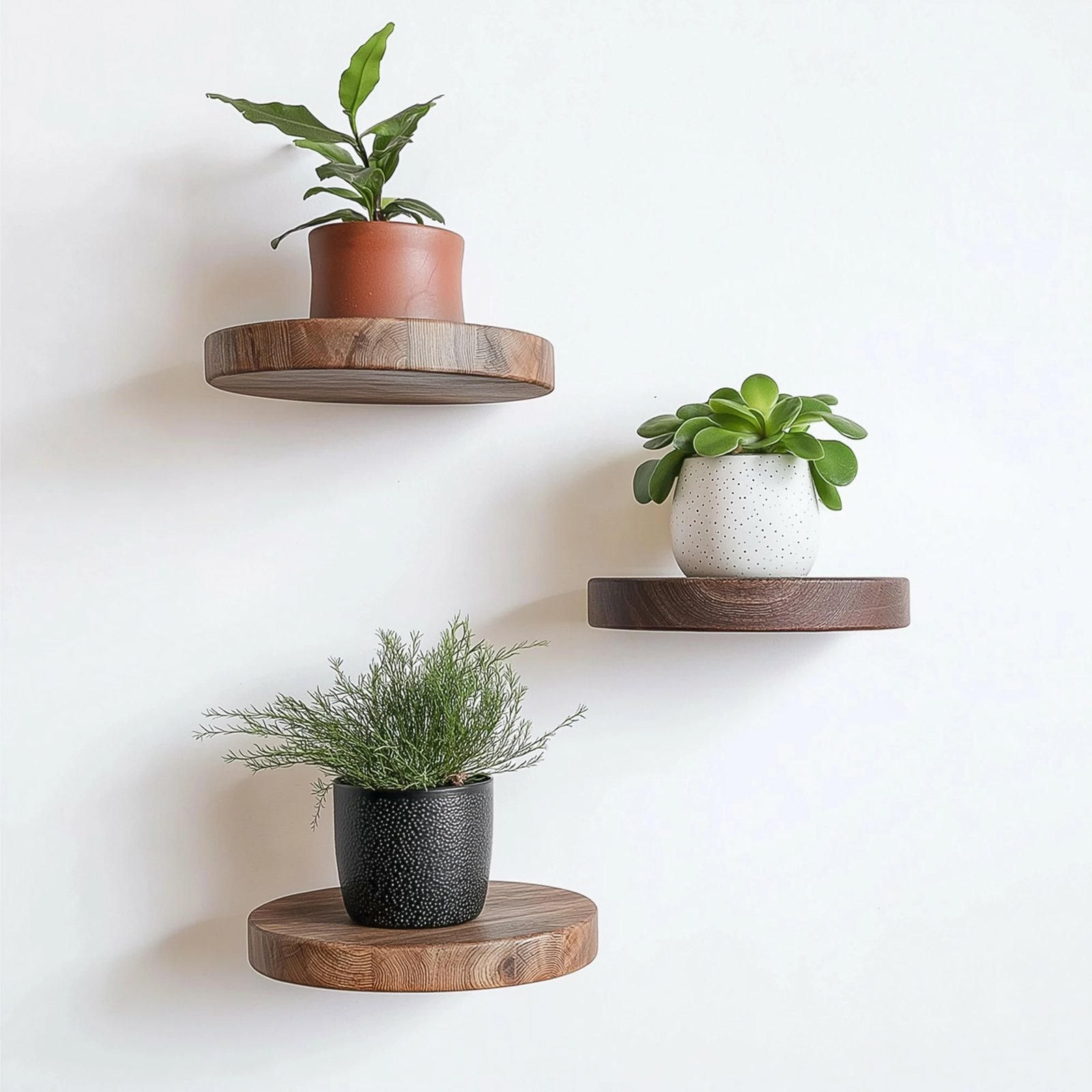 Set rafesh dekorativ prej druri, Hanah Home, Raf283