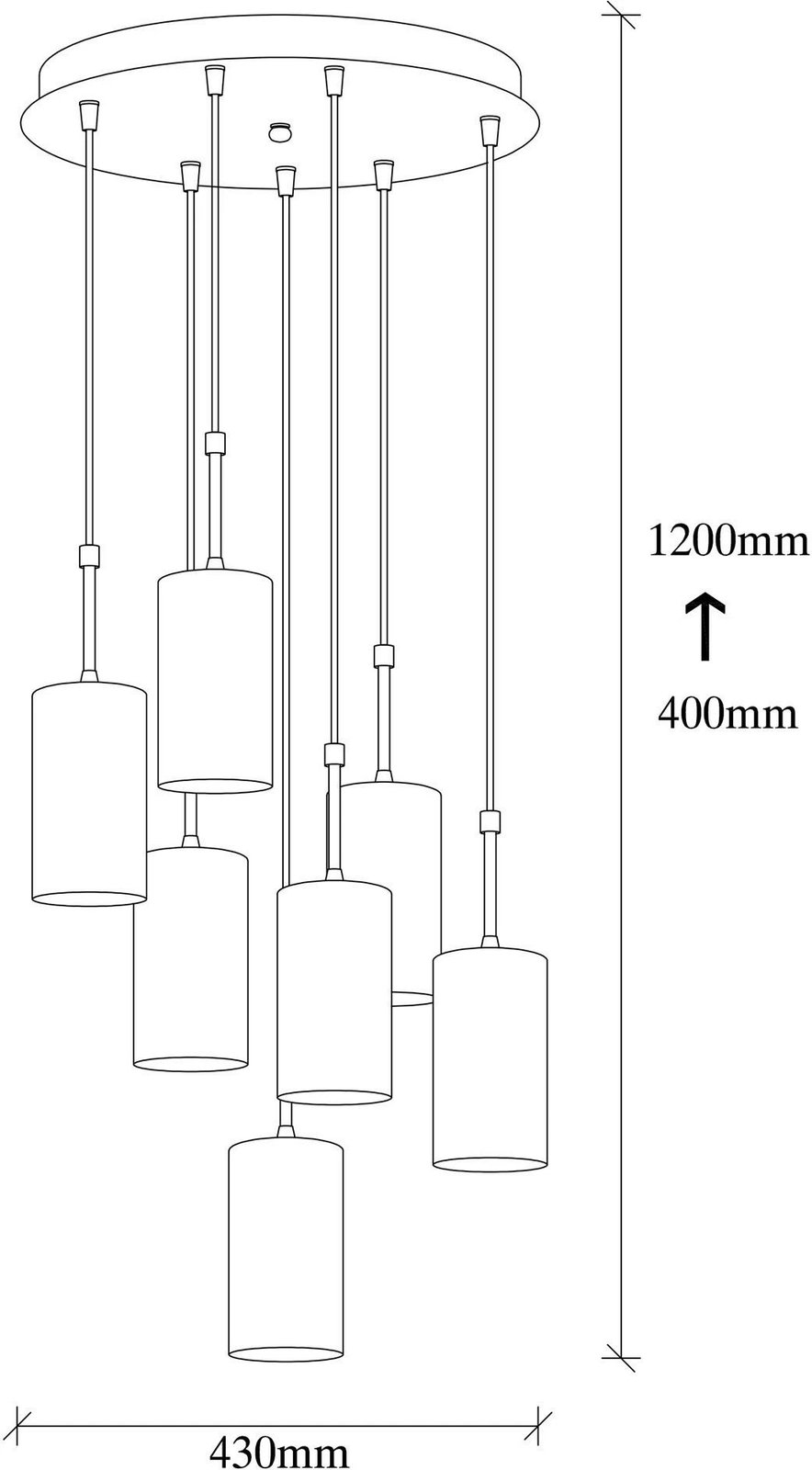 Llambë tavani Opviq, Kem - 6391, ngjyrë ari dhe e zezë