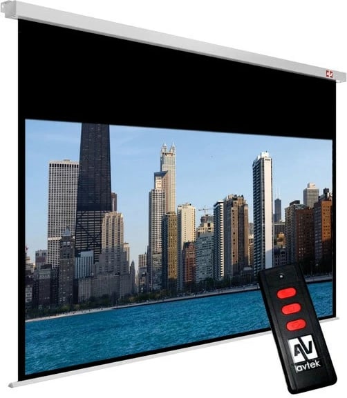 Ekran elektrik për projeksion Avtek Cinema Electric 240, 16:9, 240 x 200 cm, i bardhë Ekran elektrik për projeksion Avtek Cinema Electric 240, 16:9, 240 x 200 cm, i bardhë
