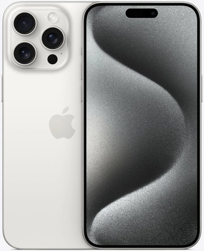 Apple iPhone 15 Pro Max, 6.7",  256GB, white titanium