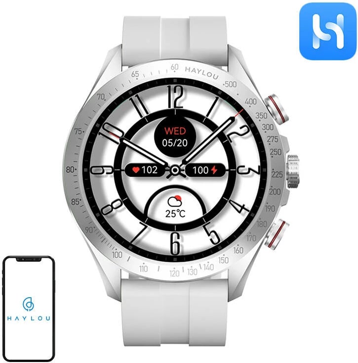 Smartwatch Haylou Solar Pro, silver
