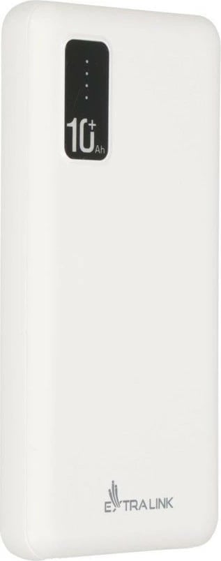 Powerbank Extralink EPB-098W, 10000 mAh, Bardhë