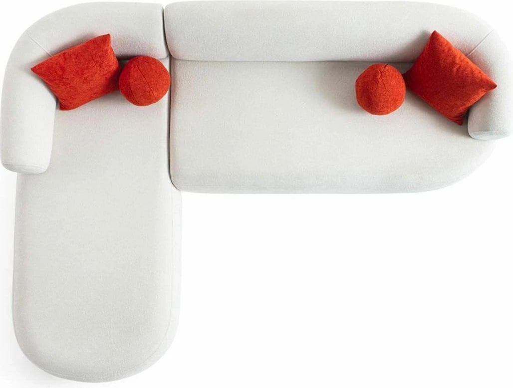 Këndare Roma, e bardhë, Atelier del Sofa, majtas