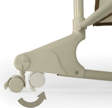 Djep multifunksional Milly Mally Sweet Melody, lartësi e rregullueshme, karusel me melodi dhe dritë, telekomandë, bezhë