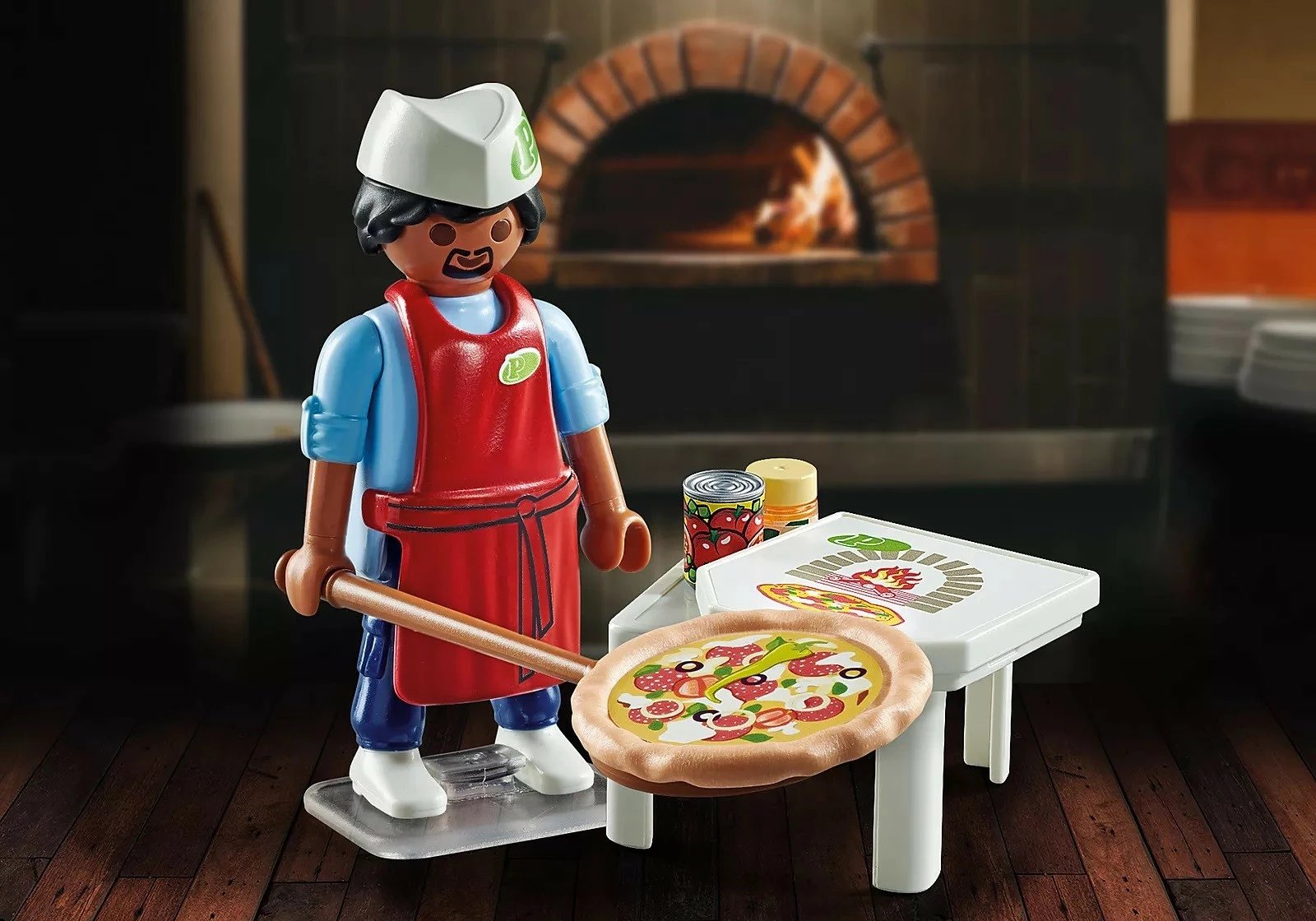 Figurë aksioni Playmobil Special Plus 71161, kuzhinier piceje me 13 pjesë