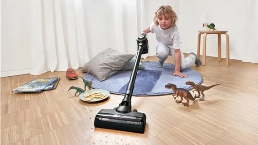 Fshesë me korrent Bosch Serie 8 BSS825MULT, 2-në-1, pa qese, Gri Fshesë me korrent Bosch Serie 8 BSS825MULT, 2-në-1, pa qese, Gri