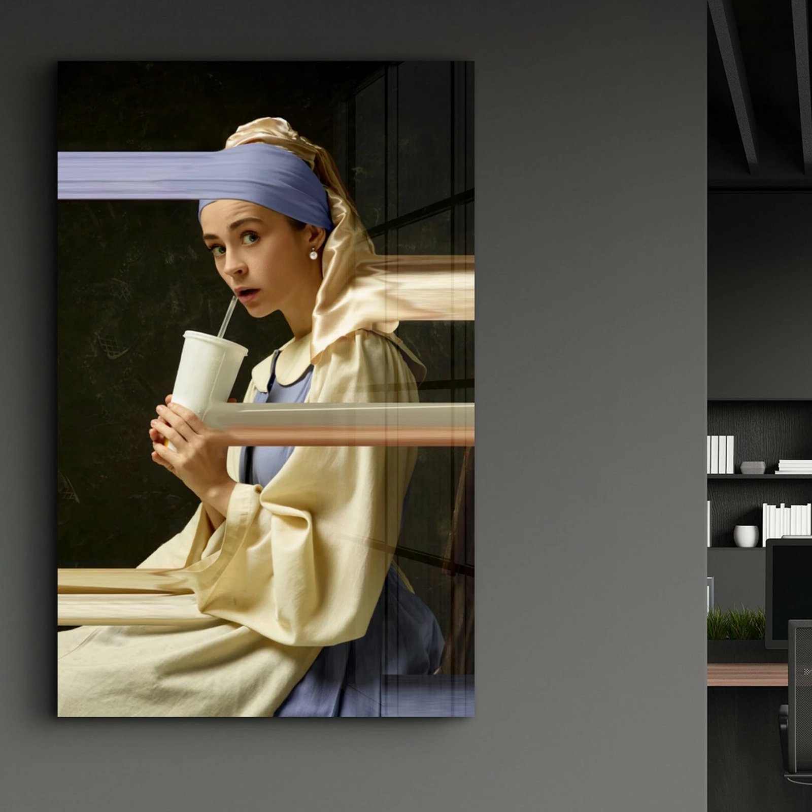 Pikturë dekorative prej xhami të temperuar, Wallity CAM-1056, 46x72cm