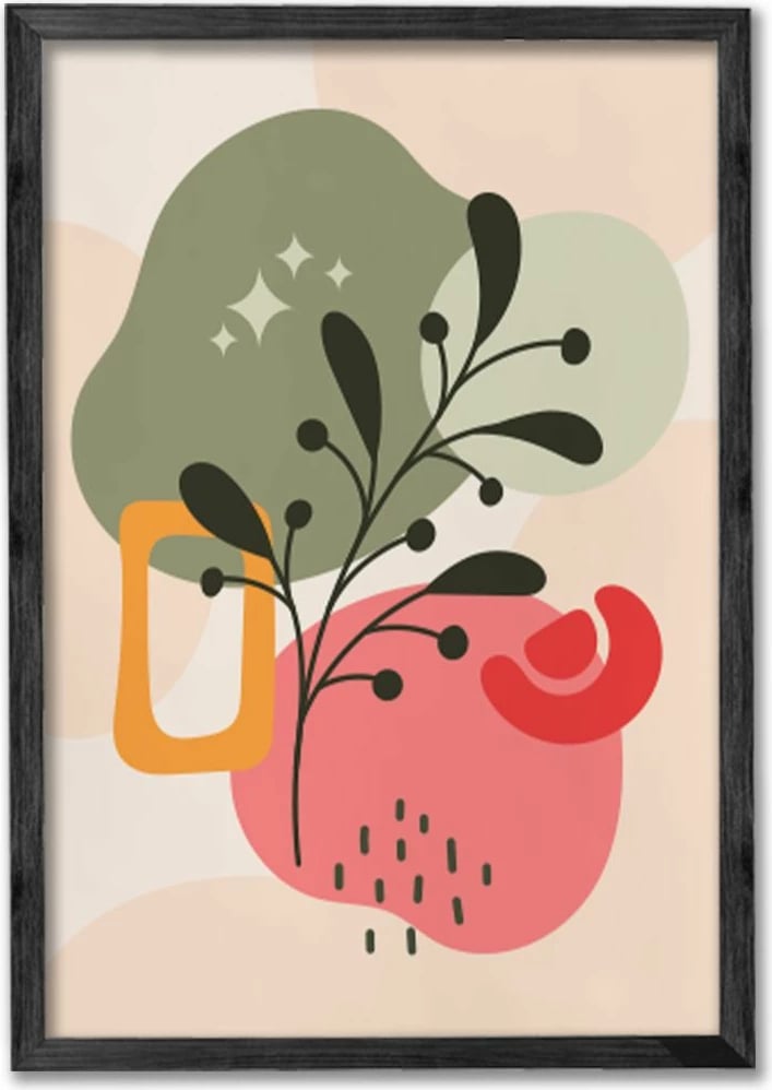 Pikturë dekorative me kornizë (3 copë), Wallity, Ersy3Syhcrv19