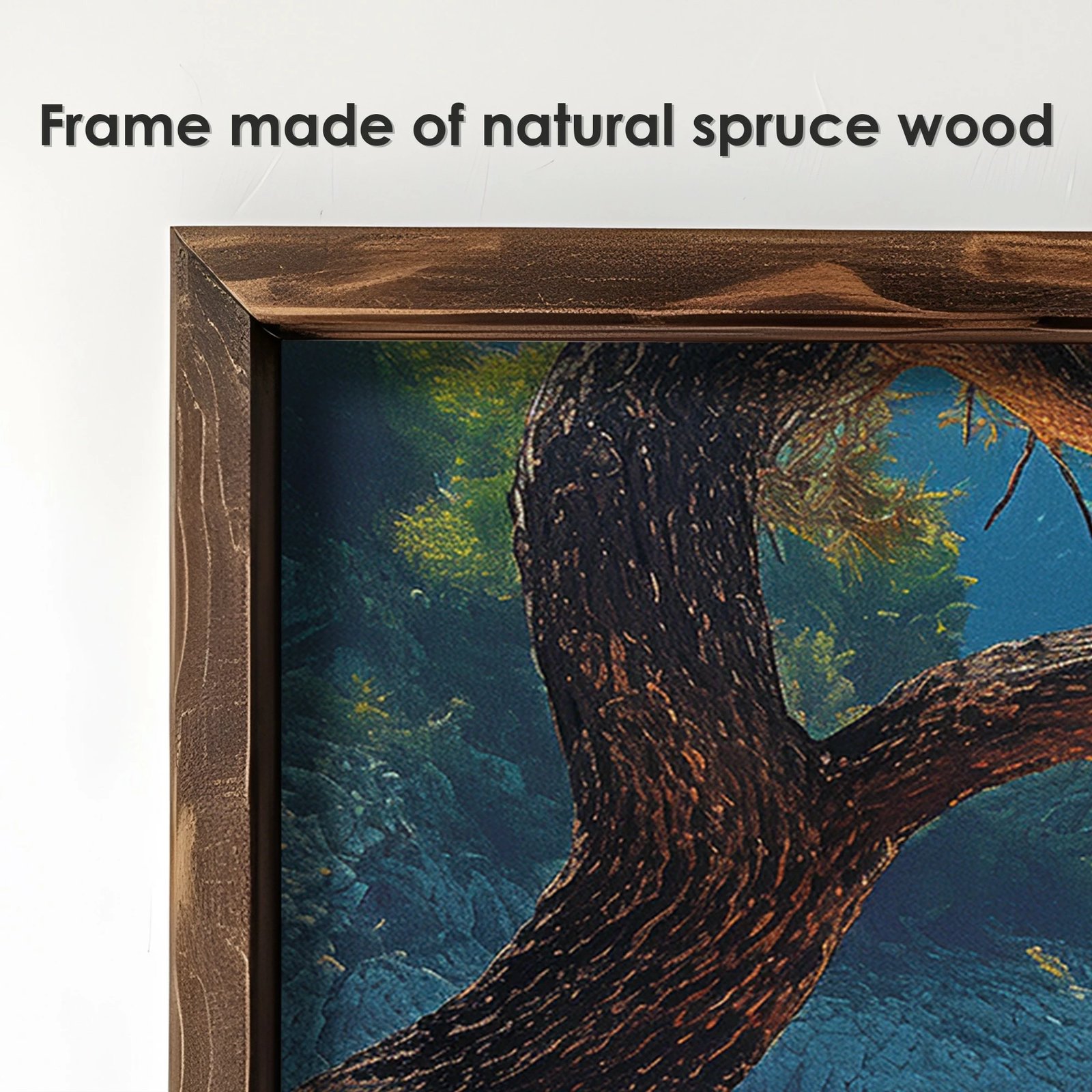 Pikturë dekorative me kornizë MDF, shumëngjyrëshe, Wallity EMR043