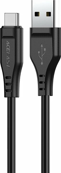 Kabllo USB Acefast C3-04, 1.2m, 3A, e zezë